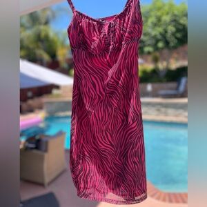 SHEIN zebra stripes mini dress